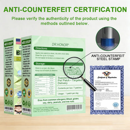 𝐃𝐑.𝐇𝐎𝐍𝐎𝐑® Metabolic Patch Extra 30% Annual Discount! Restore your fitness and health. You won’t get another chance like this for an entire year.