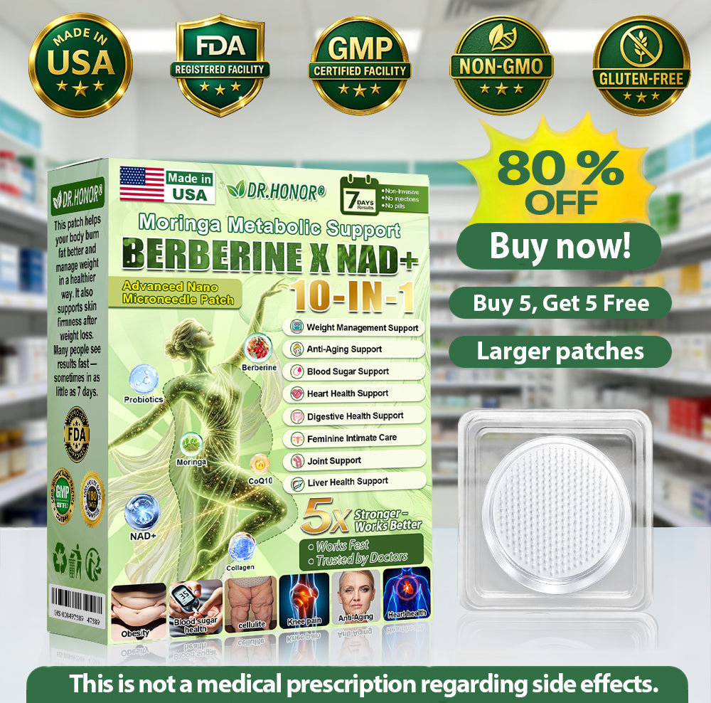 𝐃𝐑.𝐇𝐎𝐍𝐎𝐑® Metabolic Patch Extra 30% Annual Discount! Restore your fitness and health. You won’t get another chance like this for an entire year.