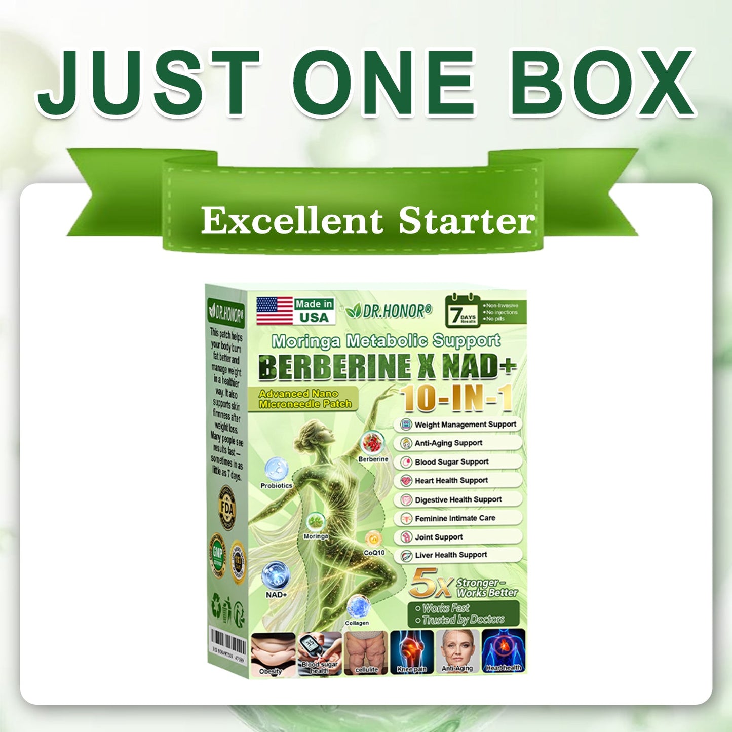 𝐃𝐑.𝐇𝐎𝐍𝐎𝐑® Metabolic Patch Extra 30% Annual Discount! Restore your fitness and health. You won’t get another chance like this for an entire year.